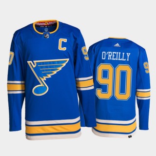 2022 St. Louis Blues Ryan O'Reilly Authentic Pro Jersey Blue Alternate Uniform