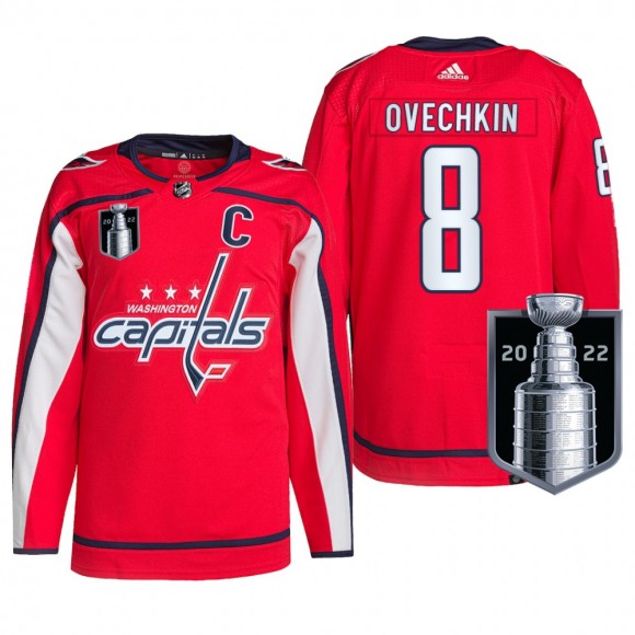 Alexander Ovechkin Washington Capitals 2022 Stanley Cup Playoffs Jersey Red #8 Authentic Pro Uniform