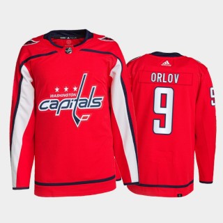 2021-22 Washington Capitals Dmitry Orlov Primegreen Authentic Jersey Red Home Uniform