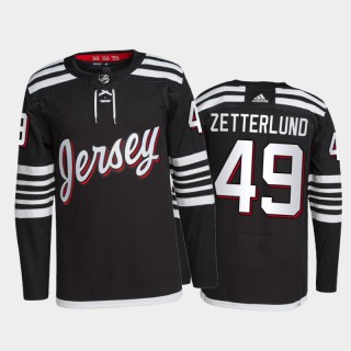New Jersey Devils Alternate Fabian Zetterlund Primegreen Authentic Pro Jersey 2021-22