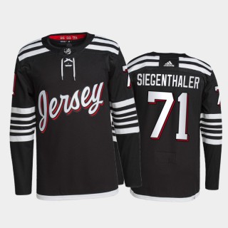 New Jersey Devils Alternate Jonas Siegenthaler Primegreen Authentic Pro Jersey 2021-22