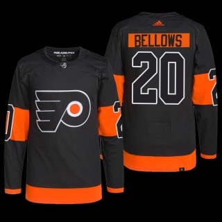 Kieffer Bellows Philadelphia Flyers Authentic Pro Jersey Black #20 Alternate Uniform