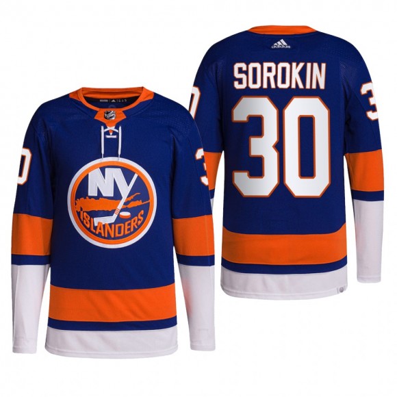 Ilya Sorokin New York Islanders Home Jersey 2022 Royal #30 Primegreen Authentic Pro Uniform