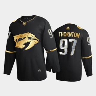 Florida Panthers Joe Thornton #97 Golden Edition Black Authentic Jersey