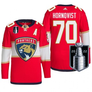 Florida Panthers Patric Hornqvist 2022 Stanley Cup Playoffs Jersey Red Authentic Pro Uniform